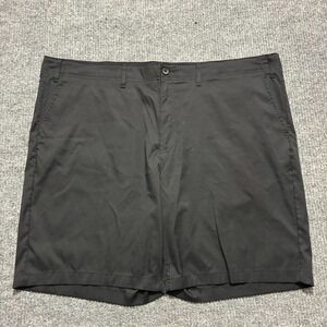 The Foundry Co. Mens Chino Shorts Size 50 Black‎ Flat Front Casual High Rise